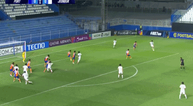 亞冠二級聯賽戰報：孔宋建功，全北4-0勝泰港。