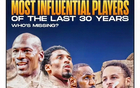 NBA近30年最具影響力球星是誰？美媒問。