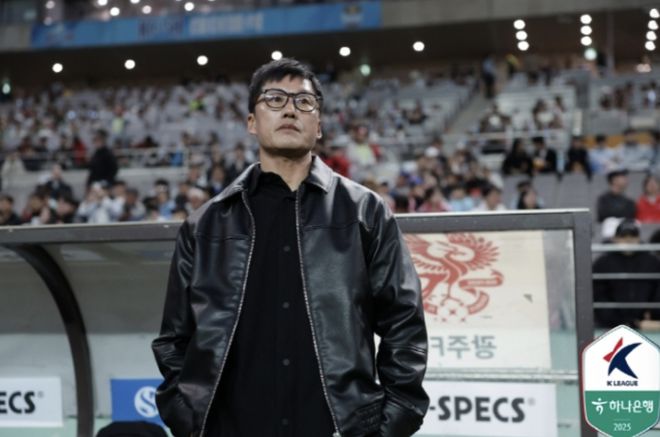 光州主帥：無懼對手，光州足球勇往直前。