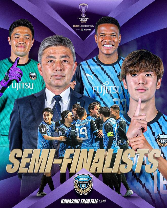 亞冠四強川崎勝薩德，成東亞獨苗，沙特三強圍攻。