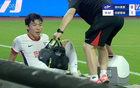 元敏誠傷勢無礙，16分鐘離場記者報道
